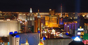Las Vegas Strip view from Mandalay Bay 2/2005